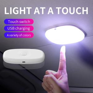 충전식 자동차 독서 등 USB LED 인테리어 조명 마그네틱 마운트 무선 돔 라이트 색상 자동차 RV 용 액세서리 변경