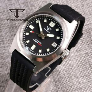 탄도리오 블랙/블루/그린 선버스트 다이얼 NH35A 38mm 자동식 남성용 시계 200M 브러시드 케이스 AR 사파이어 크리스탈 고무 스트랩