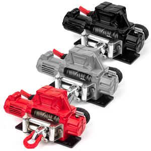 RC 금속 윈치 원격 제어 시뮬레이션 당겨 장난감 모델 윈치 1/10 RC 크롤러 자동차 축 SCX10 90046 TRX4 Redcat 장식 P