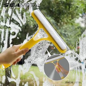 SEAMETAL 3 IN 1 자동차 스크레이퍼 창 청소 와이퍼 다기능 유리 브러시 자동차 가정용 청소 도구 용 실리콘 스퀴지
