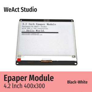 WeAct 4.2인치 4.2인치 Epaper 모듈 전자종이 전자잉크 EInk 디스플레이 화면 SPI 흑백