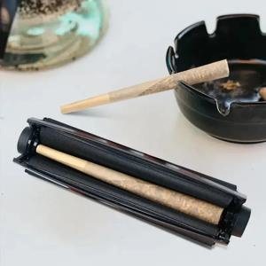110mm 휴대용 수동 담배 담배 허브 롤러 콘 롤링 기계 손 만들기 롤링 도구 흡연 액세서리