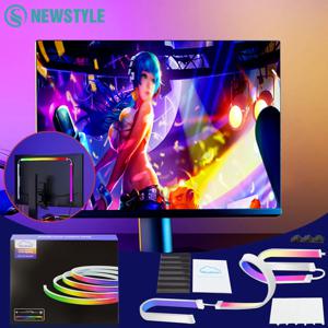 스마트 게임 LED 스트립 조명 컴퓨터 동기화 라이트 스트립 모니터 RGB 스크린 LED 백라이트 게임 룸 분위기 장식