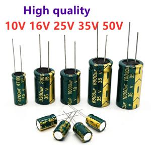 고주파 전해 커패시터 16V 25V 35V 50V 63V 100V 200V 400V 20% 100UF 220UF 330UF 470UF 680UF 1000UF 2200UF 3300UF