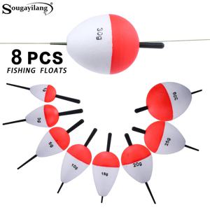 Sougayilang 낚시 플로트 세트 5 Pcs/8 Pcs EVA 소재 전문 낚시 액세서리에 대 한 수직 부표 액세서리