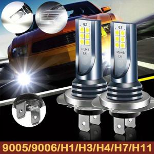 H7 LED 헤드 라이트 전구 12V 24V 자동차 헤드 라이트 6000K 자동차 안개 전구 IP67 방수 슈퍼 밝은 1000LM 차량 액세서리