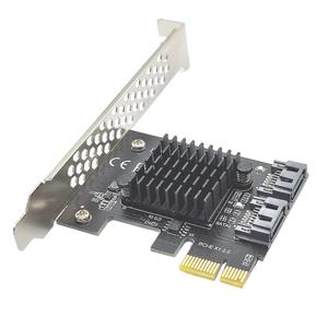 PCI-E SATA 1X 4X 8X 16X PCI-E 카드 PCI Express-SATA 3.0 ASMedia 1061 칩이 포함된 2포트 SATA III 6Gbps 확장 어댑터 보드