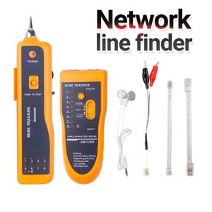 LAN 네트워크 케이블 테스터 Cat5 Cat6 RJ45 UTP STP 라인 파인더 전화선 추적기 추적기 톤 거리 케이블 테스터 진단