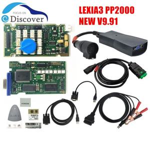 풀 칩 Gold Edge V9.91 Lexia3 PP2000 PSA XS Evolution Diagbox V7.83 V8.55 Lexia 3 For Citroen/Peugeot 슈퍼 펌웨어 921815 C