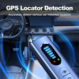 GPS 트래커 RF 신호 감지기 다기능 호텔 적외선 위치 방지 스파이 추적 스캐닝 카메라 감지