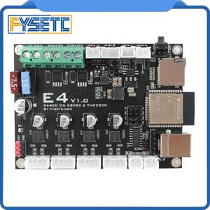 FYSETC 와이파이 및 블루투스 내장 E4 보드, TMC2209 240MHz 16M 플래시 3D 프린터 제어 보드, 3D 프린터 기반, 4 개