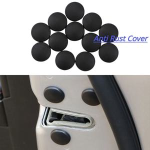 12Pcs 자동차 도어 잠금 스크류 캡 커버 기아 리오 Ceed Cerato Venga K2 K3 K5 Sorento Sportage Optima 보호 스티커