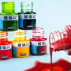 방수 유리 페인트 20/25ml 아티스트 드로잉 그림 안료에 대 한 태양 방지 아크릴 페인트 손으로 그린 ​​유리 페인트 DIY