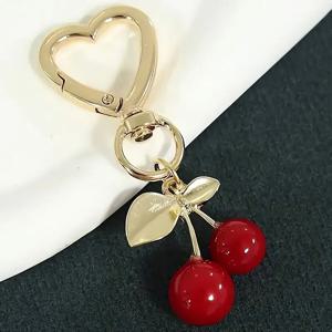 벚꽃 하트 모양의 가방 매력 내구성 랍스터 걸쇠 DIY 가방 액세서리 여성을위한 완벽한 선물 사랑의 낭만적 인 토큰