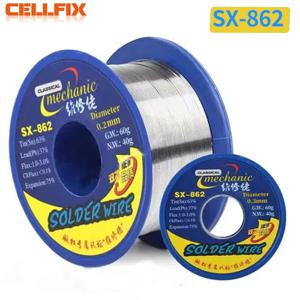 MECHANIC 60g 플럭스 SX-862 0.3-1.8mm 와이어 용 고온 저항 고순도 환경 보호 주석 와이어 도구