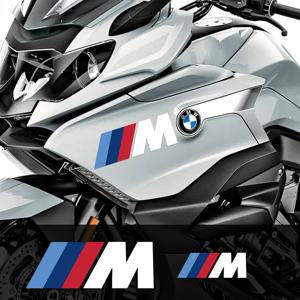 2pcs 오토바이 로고 탱크 데칼 모터 오일 커버 오토바이 데칼 BMW M S1000RR S1000XR S1000R HP4 R1200GS R1250GS 스티커