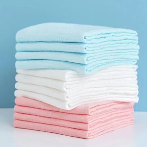 10PCS 신생아 아기 기저귀에 대 한 100% 코 튼 아기 거 즈 기저귀 변경 43x45cm 빨 수있는 재사용 가능한 더블 레이어 부드러운 아기 수건