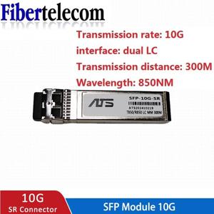 10G SFP+ 이중 LC SFP 모듈 다중 모드 850nm 300m SFP-10G-SR(Cisco/Mikrotik/Huawei 스위치 완전 호환 가능)