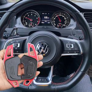 자동차 스티어링 휠 패들 시프트 확장 시프터 스티커 VW 골프 7 7.5 GTI MK7 GTE GTD RLINE Volkswage Polo Scirocco Jetta GLI