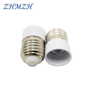 2 개/몫 E27-E14 램프 홀더 변환기 E14 램프 소켓 어댑터 E27 램프베이스 내화 재료 나사 입 램프 소켓 체인저