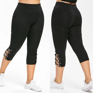 레깅스 여성 여름 중반 송아지 바지 레깅스 신축성 높은 허리 휘트니스 레깅스 스포츠 레깅스 pantalones de mujer
