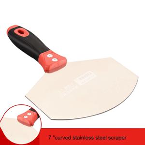 1PC 스테인레스 스틸 벽 페인트 석고 삽 퍼티 나이프 스크레이퍼 블레이드 페인트 피더 필링 주걱 건설 도구