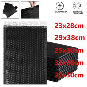 20PCS 버블 메일러 대형 폴리 버블 메일러 셀프 인감 패딩 봉투 선물 가방 책에 대 한 블랙 포장 봉투 가방