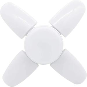 28W 팬 모양 LED 전구 E27 LED 램프 접이식 AC220V 전구 홈 거실 창고 차고 천장 조명