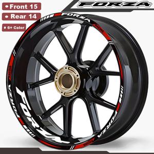 혼다 Forza125 Forza250 Forza300 Forza350 휠 스티커 림 데칼 오토바이 액세서리 NSS Forza 125 250 300 350 2023 2024
