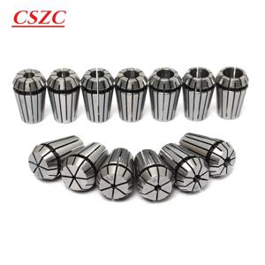 ER11 ER16 ER20 1/4MM 6.35MM 1/8MM 3.175MM 0.008 스프링 콜레트 CNC 조각 기계 선반 도구 용 고정밀 콜레트 세트