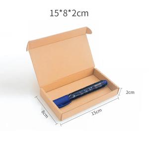 15x8x2cm 크래프트 종이 카톤 골판지 메일러 상자 중소 기업 선물 메일 링 포장 비행기 10 개/몫