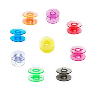 25Pcs 빈 보빈 스풀 분명 재봉틀 보빈 스풀 가정용 DIY 재봉 액세서리 도구에 대 한 플라스틱 스토리지 박스