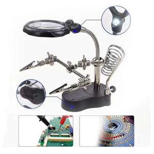 1 세트 수리 보조 스트랩 라이트 돋보기 휴대 전화 마더 보드 디지털 장치 유지 보수 도구 테이블