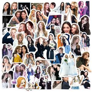 56 개/대 태국 여성 스타 Lingorm Fayeyoko Freenbecky Ling Faye Orm TV 우리의 비밀 GAP 시리즈 스티커의 공백