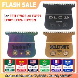 전문 이발사 트림 이발소 BAB787 & 707Z JUCAI PRO F7878 용 기존 교체 탄소강 나이프 헤드 DLC 블레이드