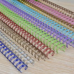 100pcs/50pcs 금속 YO 더블 코일 캘린더 바인딩 코일 노트북 스프링 북 링 와이어 O 바인딩 A4 바인더 더블 와이어 바인딩