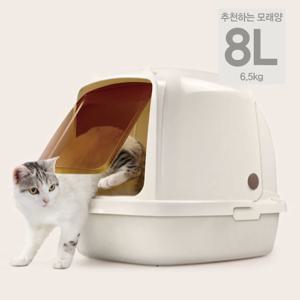캣아이디어 캣이어 대형 후드형 고양이지붕 화장실 L + 모래삽