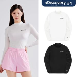 여성 냉감 레이어드 반하이넥 긴팔티셔츠 2종 택1   DWRL64043-SET