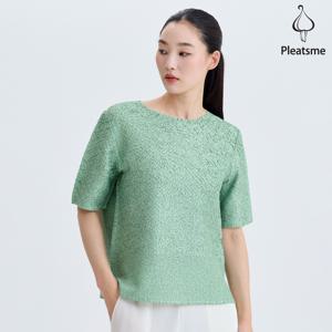 [최초가 98000원] 그레인 하프 슬리브 티셔츠_EPTSS225003