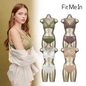 핏미인 라이크라 풀커버맥스 A패키지 여성속옷세트 8종
