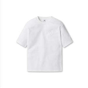 남성 더블니트 그래픽 반팔 티셔츠 PHF2TS1080