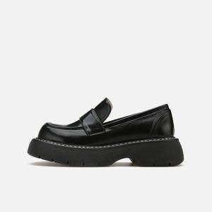 [★에스파 카리나 착용] 라운드 토 스티치 청키 로퍼 412319002 (4.5cm/1color)