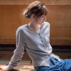 SALENA wool v neck cardigan_6colors