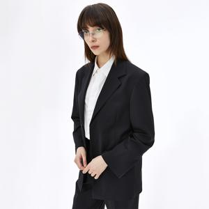 [최초가 259,000원]썸머울 오버핏 자켓_블랙