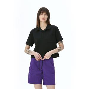 [최초가 79,000원]오픈카라 티셔츠_블랙