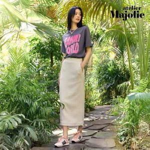 아뜰리에마졸리 루미에르 트위드 맥시 스커트 1종 [런칭 가격 79,900원]