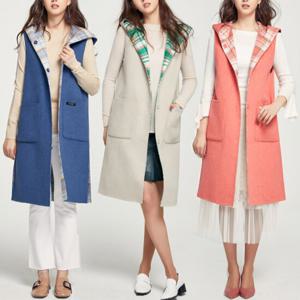 르오트 캐주얼 후드 핸드메이드 베스트