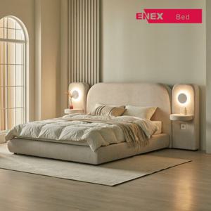 에넥스 아르테 호텔형 패브릭 침대 Q/K (높은 헤드보드)