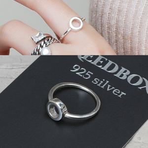 [리드박스] 925실버 미니 라운드 원형 반지