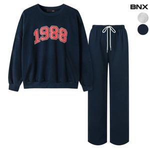 [BNX] 여성 1988 프린팅 맨투맨 트랙팬츠 세트